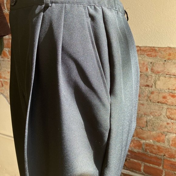 Liz Baker Black Pleated Trousers Size 14 P - Picture 3 of 9